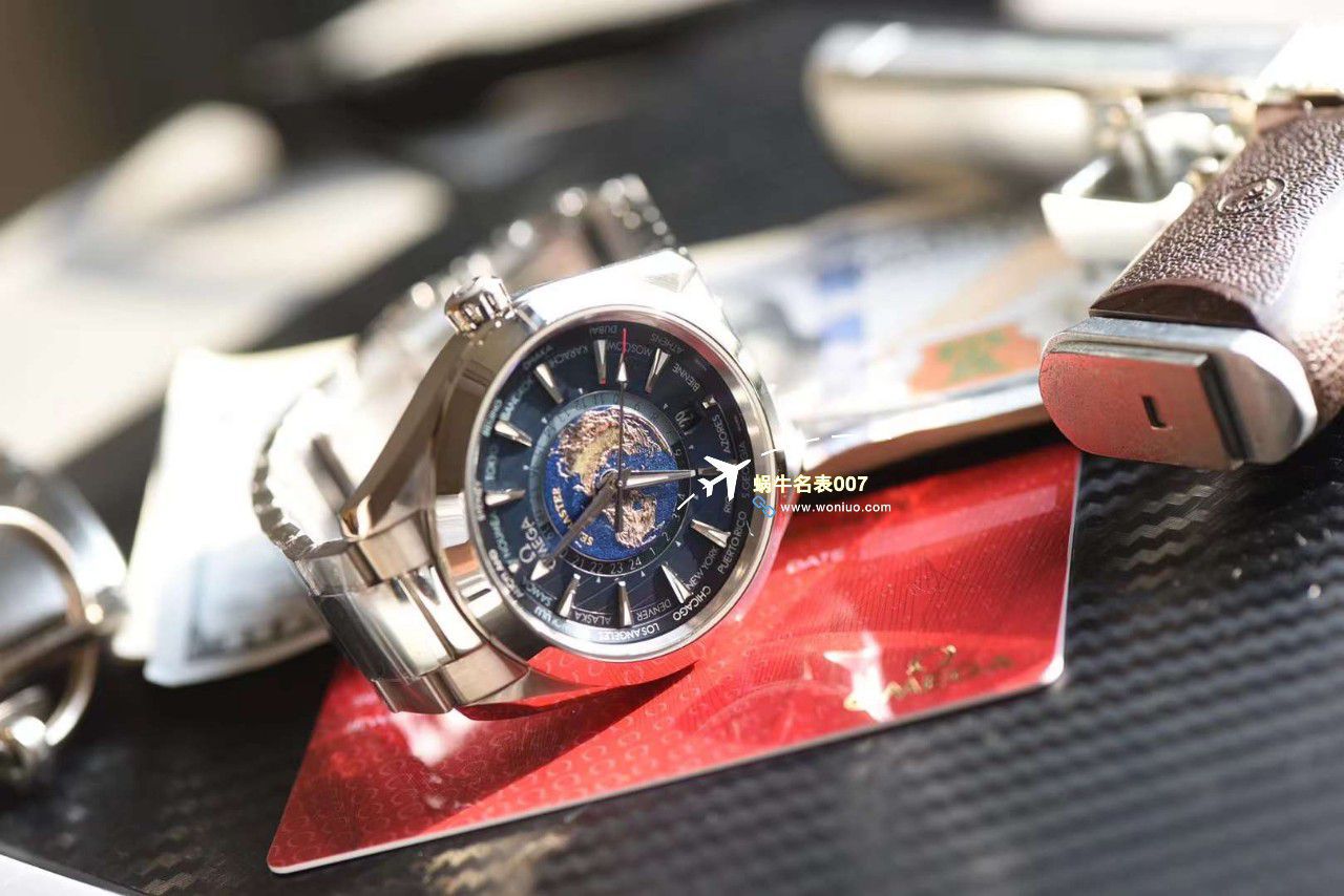 VS厂欧米茄海马150世界时绿面盘220.30.43.22.10.001腕表 / M786