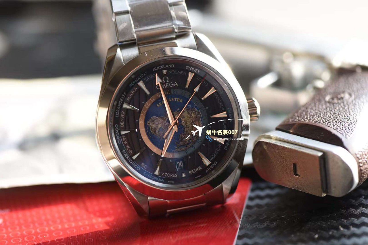 VS厂欧米茄海马150世界时绿面盘220.30.43.22.10.001腕表 / M786