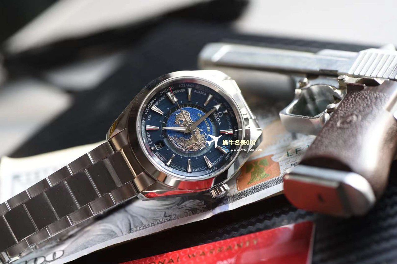 VS厂欧米茄海马150世界时绿面盘220.30.43.22.10.001腕表 / M786