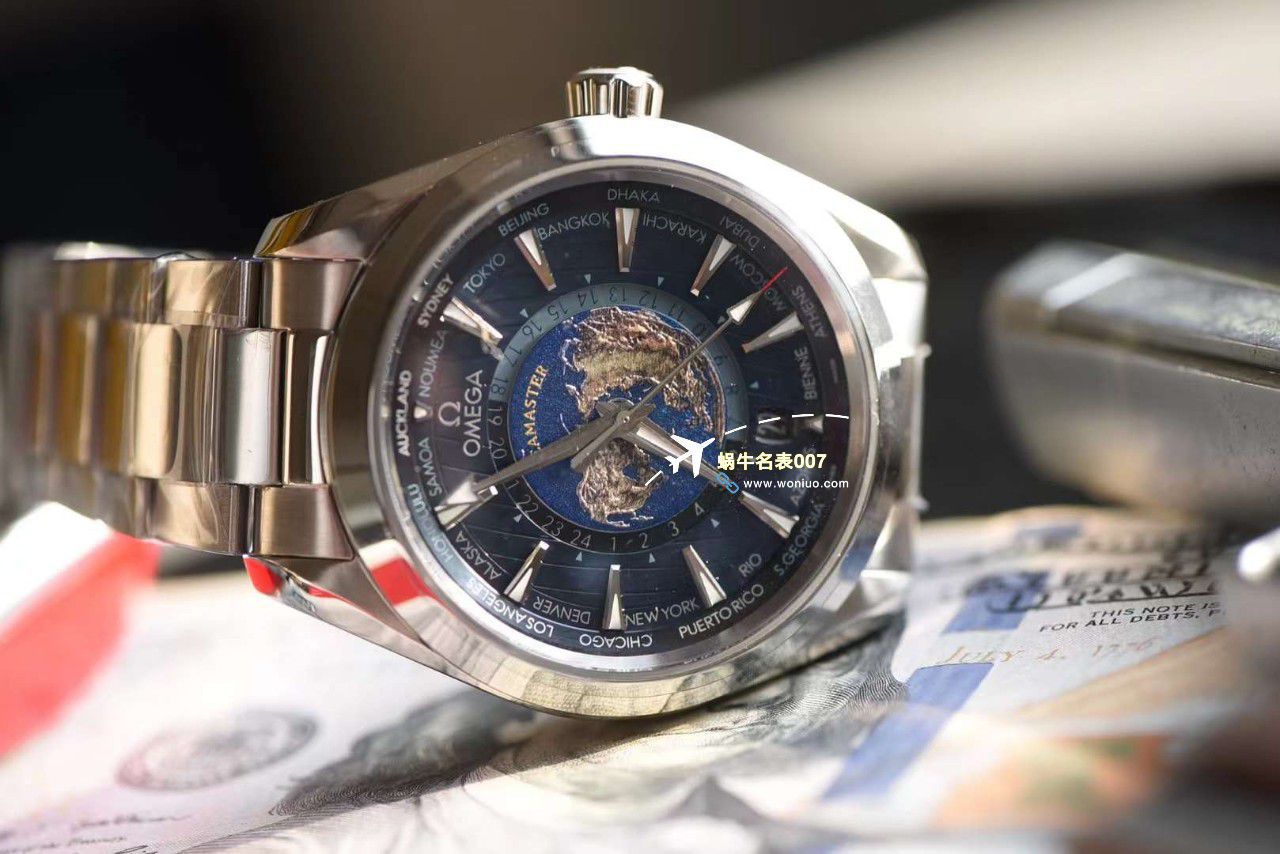 VS厂欧米茄海马150世界时绿面盘220.30.43.22.10.001腕表 / M786