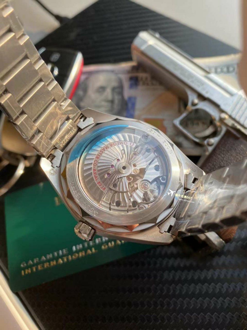 VS厂欧米茄海马150世界时绿面盘220.30.43.22.10.001腕表 / M786