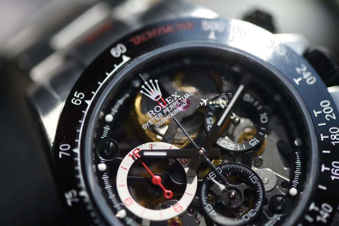 视频评测劳力士迪通拿F1车手限定特别版镂空定制手表 / R800