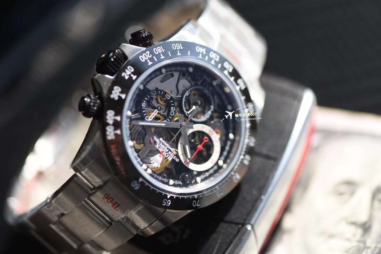 视频评测劳力士迪通拿F1车手限定特别版镂空定制手表 / R800