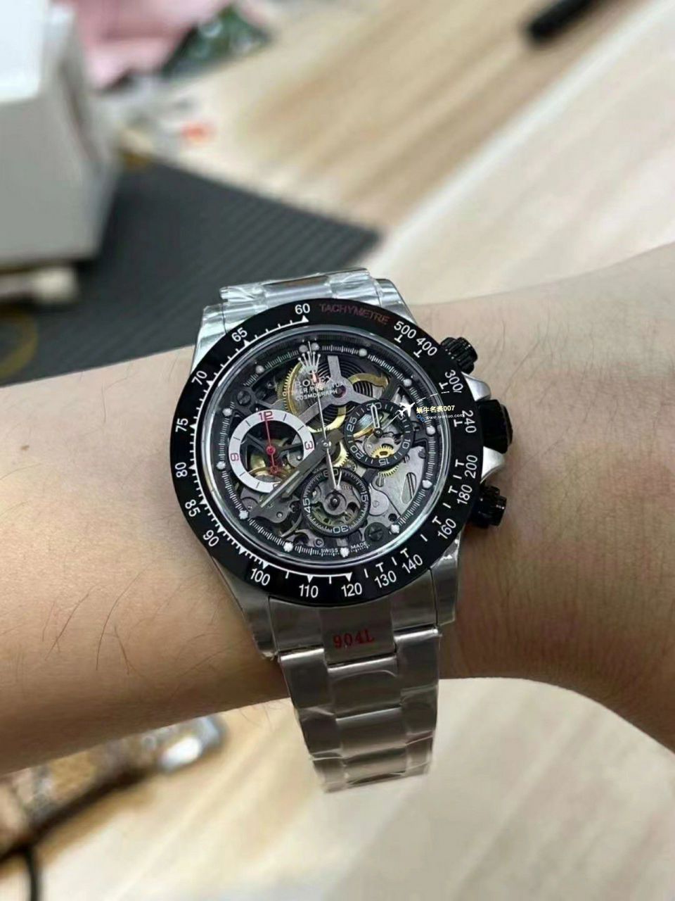 视频评测劳力士迪通拿F1车手限定特别版镂空定制手表 / R800