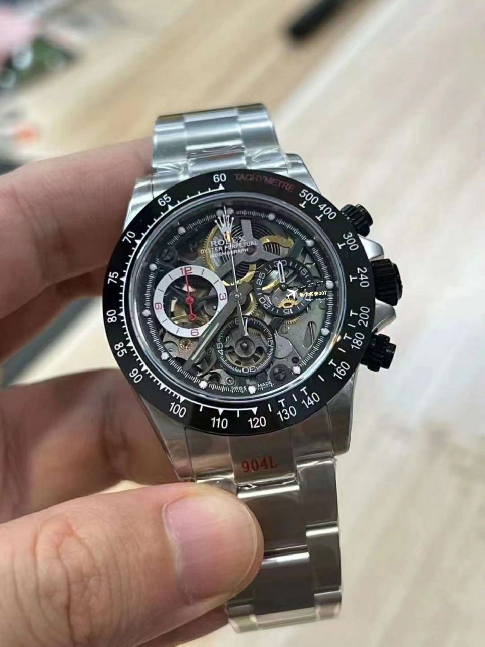 视频评测劳力士迪通拿F1车手限定特别版镂空定制手表 / R800