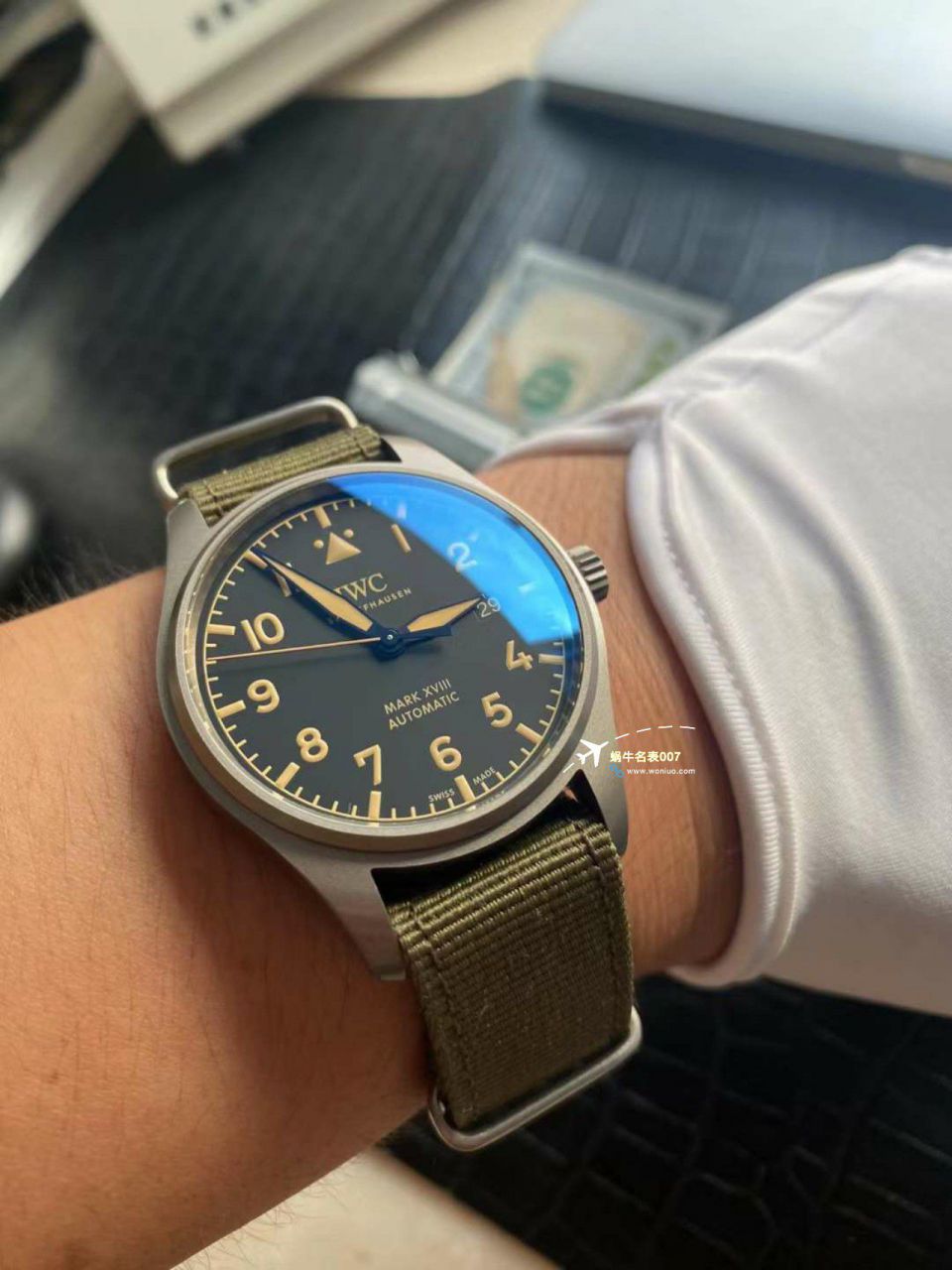 视频评测V7厂万国钛马克十八IW327006 搭配nota表带 / WG619