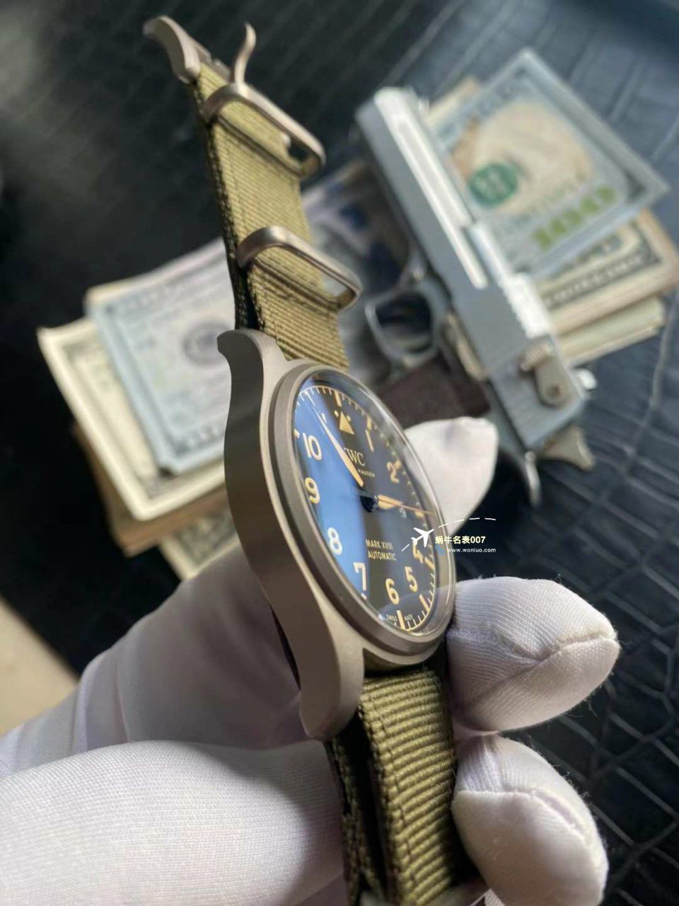 视频评测V7厂万国钛马克十八IW327006 搭配nota表带 / WG619
