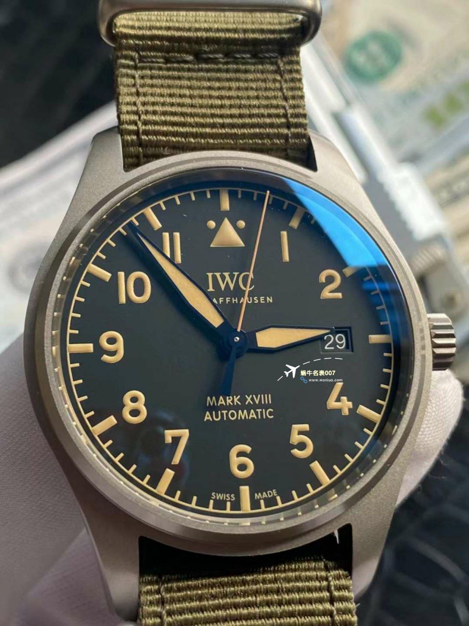 视频评测V7厂万国钛马克十八IW327006 搭配nota表带 / WG619
