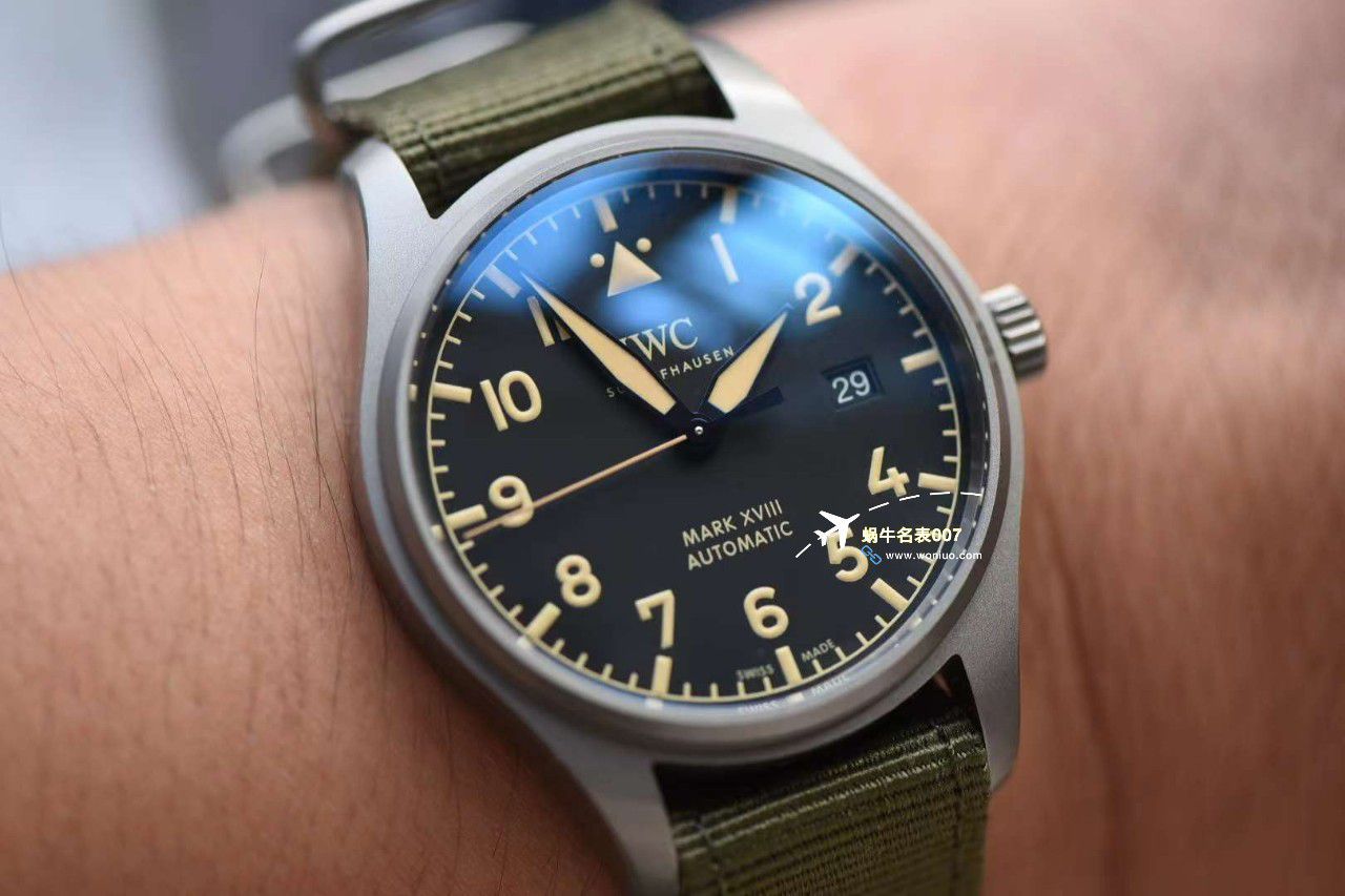 视频评测V7厂万国钛马克十八IW327006 搭配nota表带 / WG619