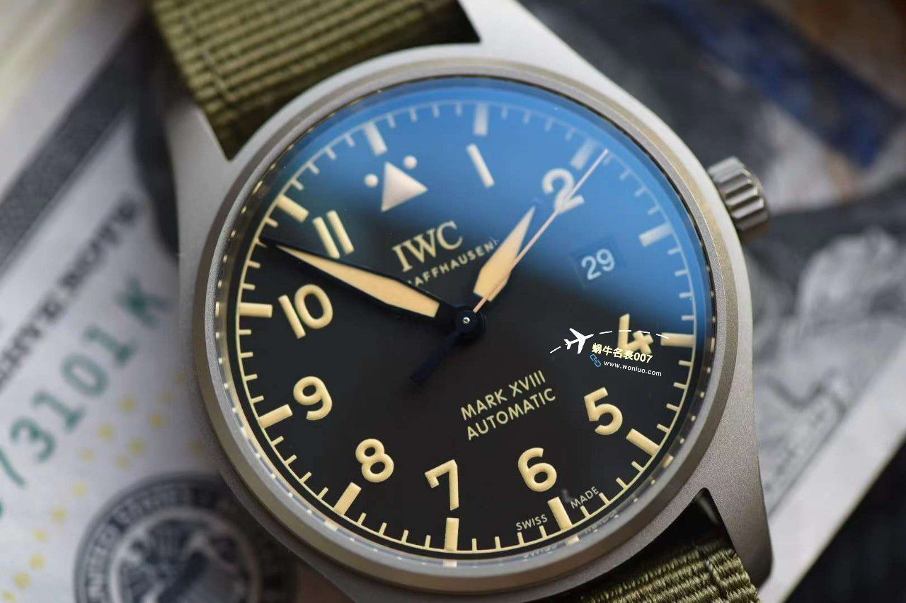 视频评测V7厂万国钛马克十八IW327006 搭配nota表带 / WG619