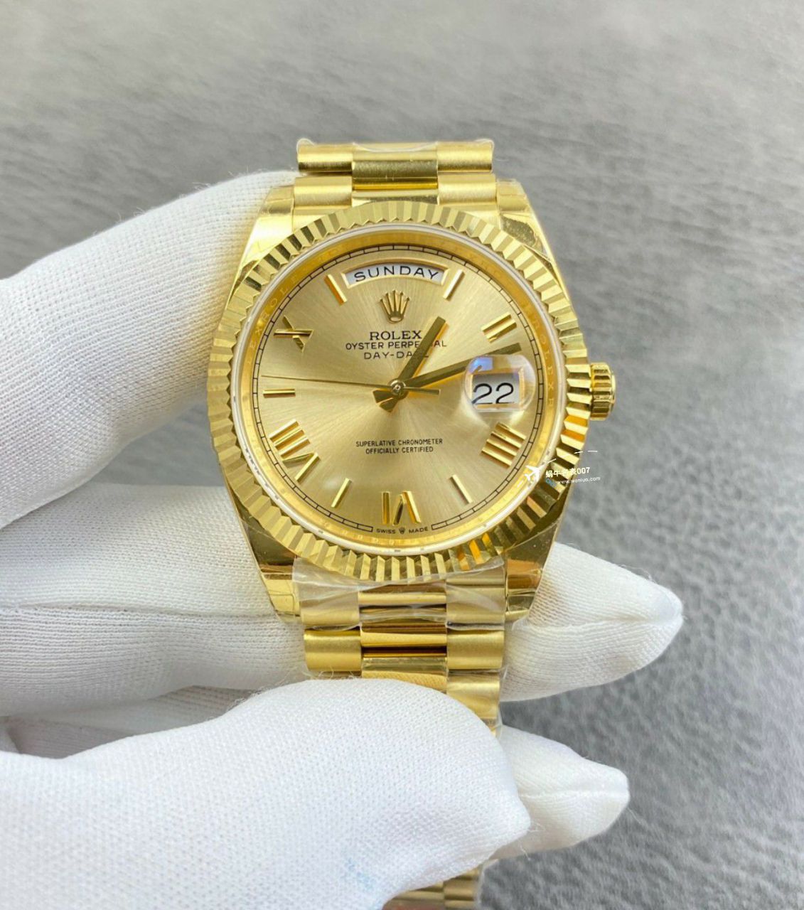 视频评测GM厂黑冰糖配重版劳力士星期日历型m228238-0004 / R806