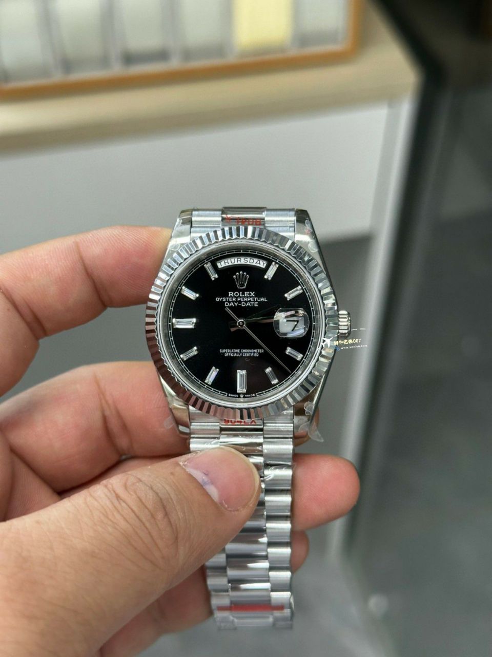 视频评测GM厂黑冰糖配重版劳力士星期日历型m228238-0004 / R806