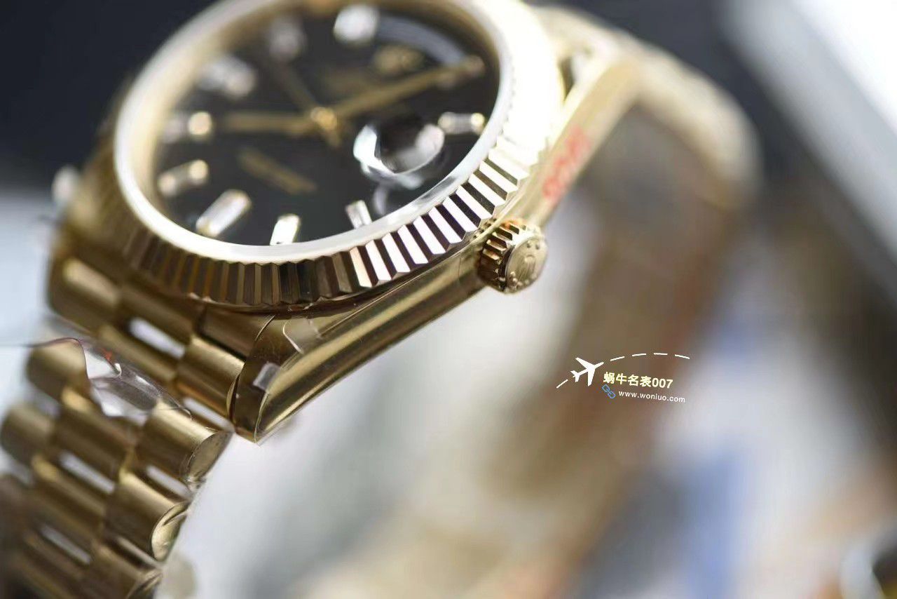 视频评测GM厂黑冰糖配重版劳力士星期日历型m228238-0004 / R806