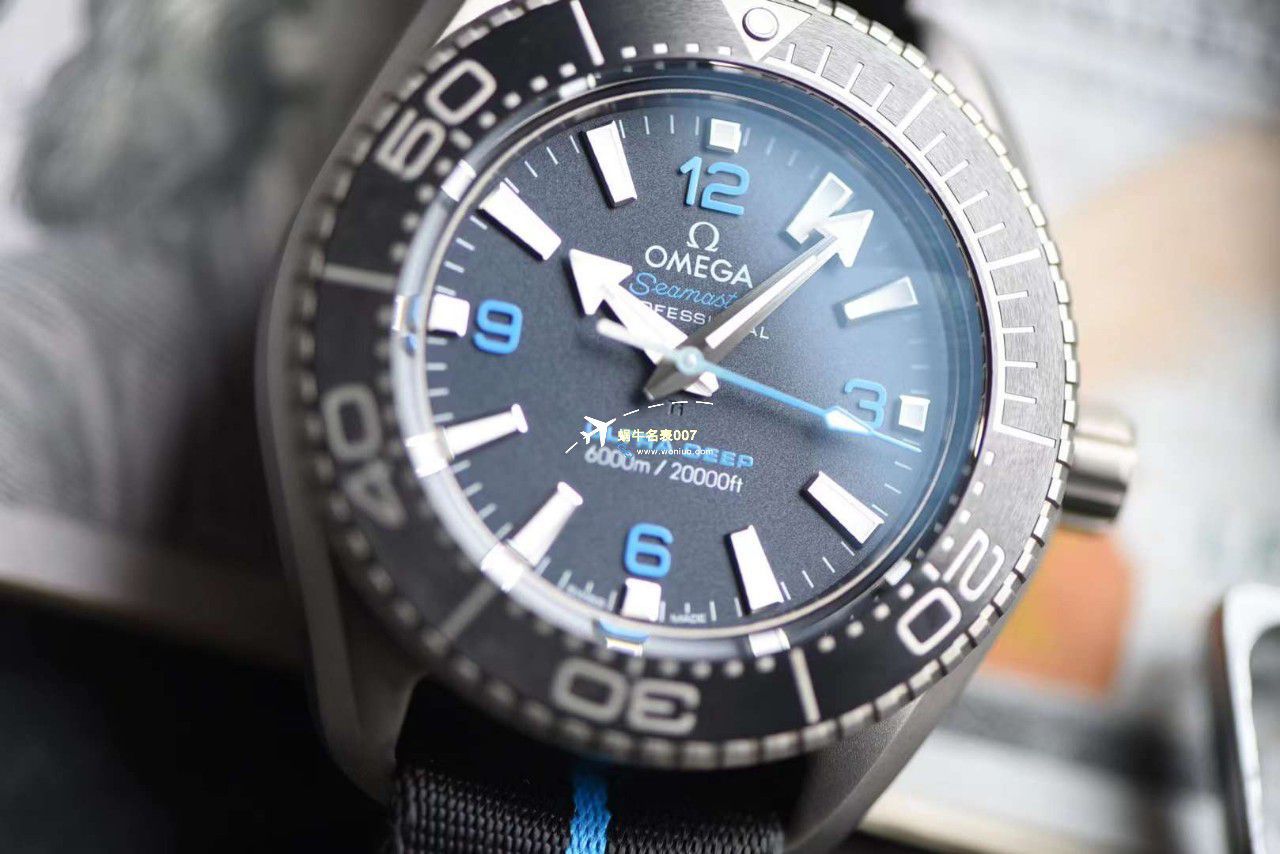 视频评测VS厂全钛欧米茄海马6000米海王215.92.46.21.01.001腕表 / M787