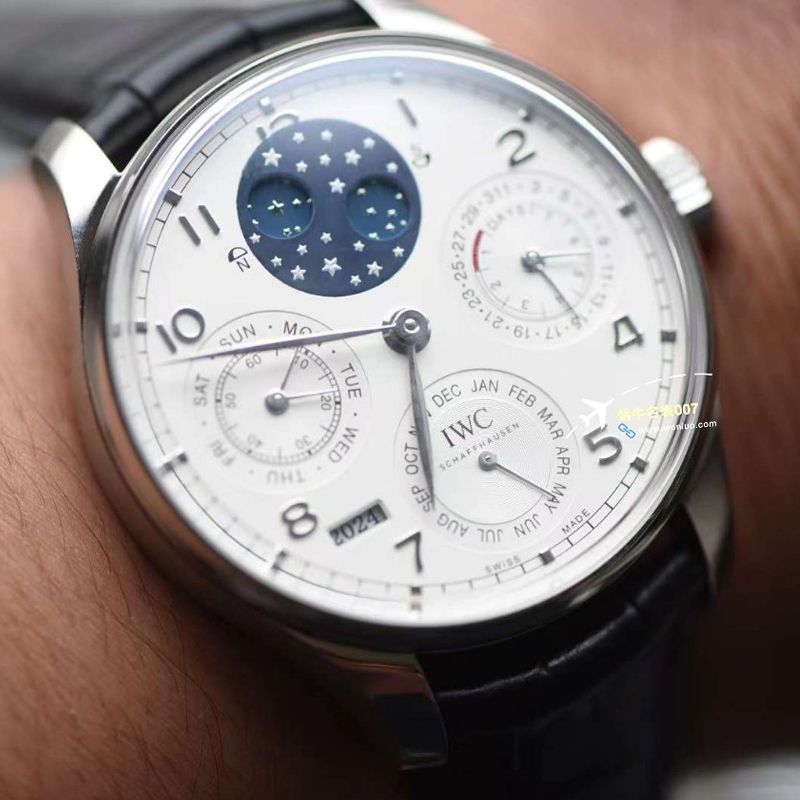 视频评测APS厂万国IWC葡萄牙系列万年历腕表 IW503406