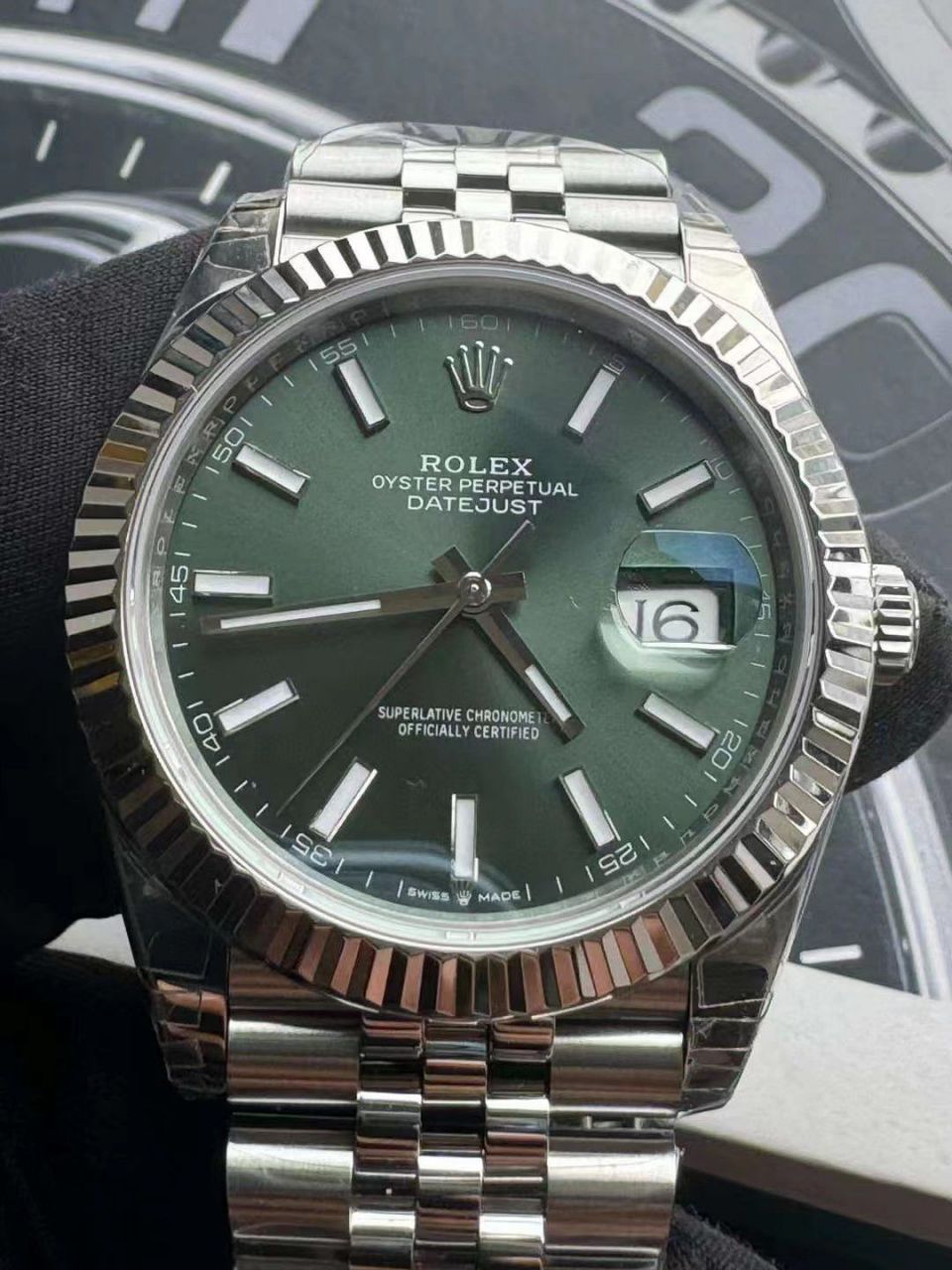 视频评测VS劳力士日志型41MMm126334-0028腕表(薄荷绿) / R828