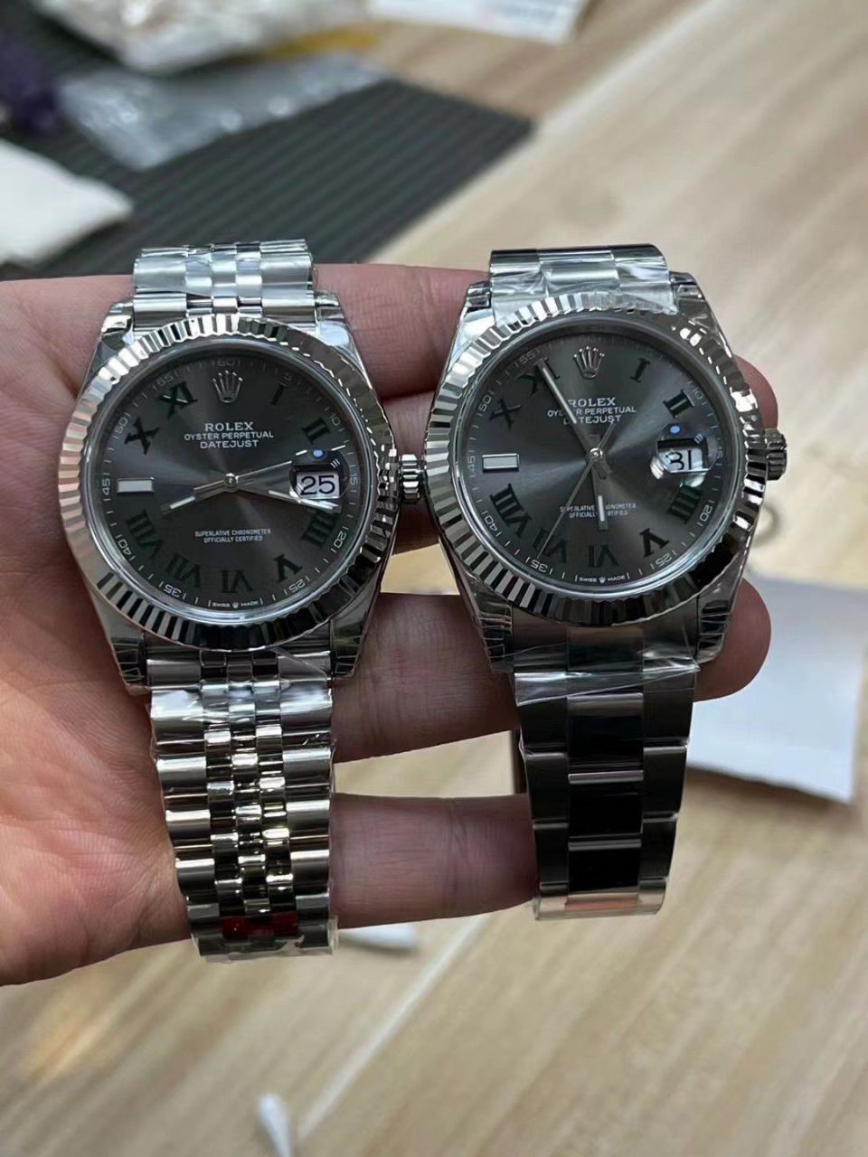 视频评测VS劳力士日志型41MMm126334-0028腕表(薄荷绿) / R828