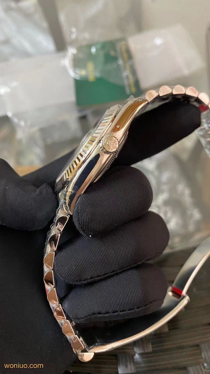 vs劳力士日志型41毫米m126334-0022腕表(绿罗&绿萝) / R829