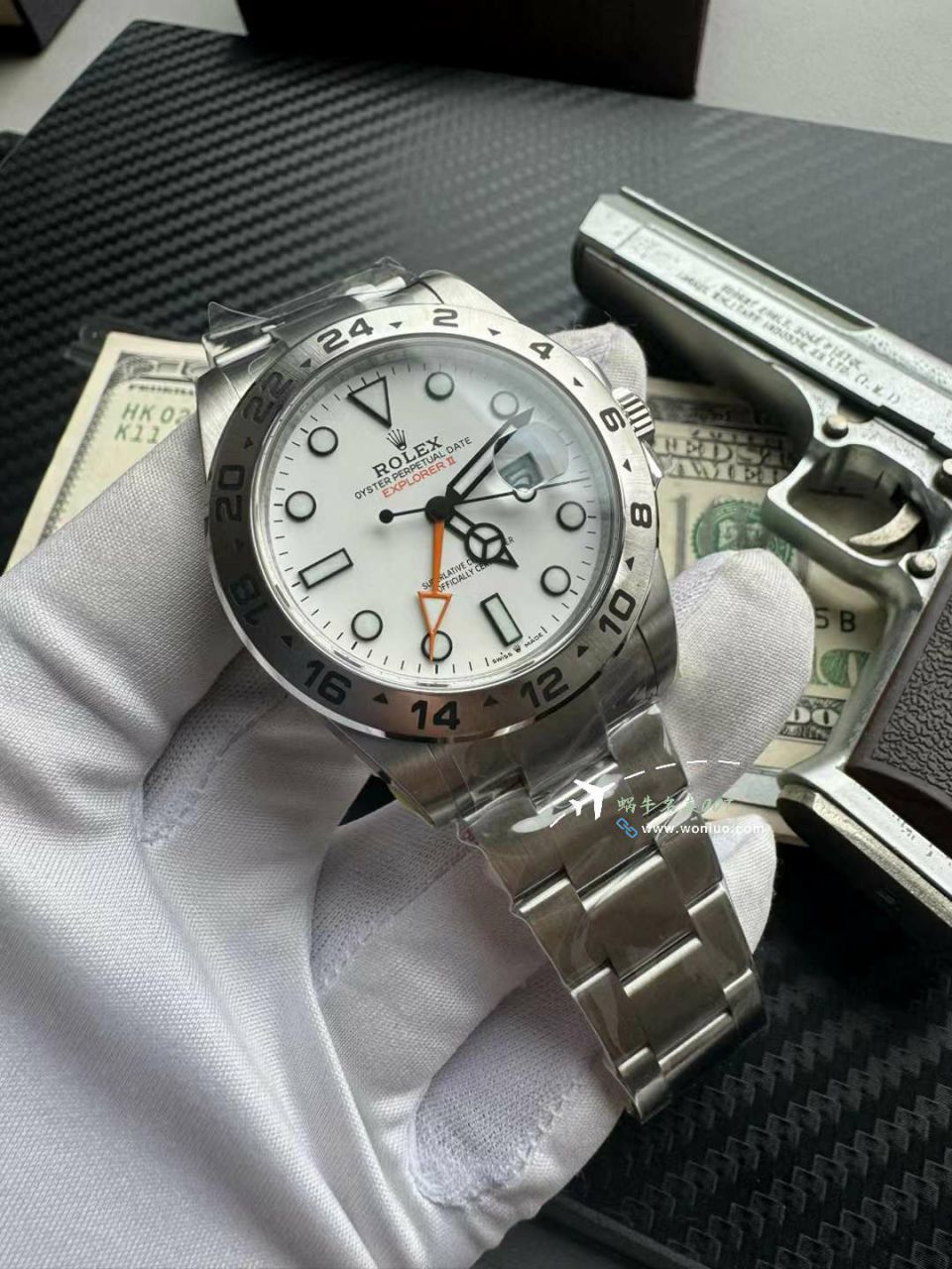视频评测劳力士探险家二代大白M226570-0001腕表 / R839