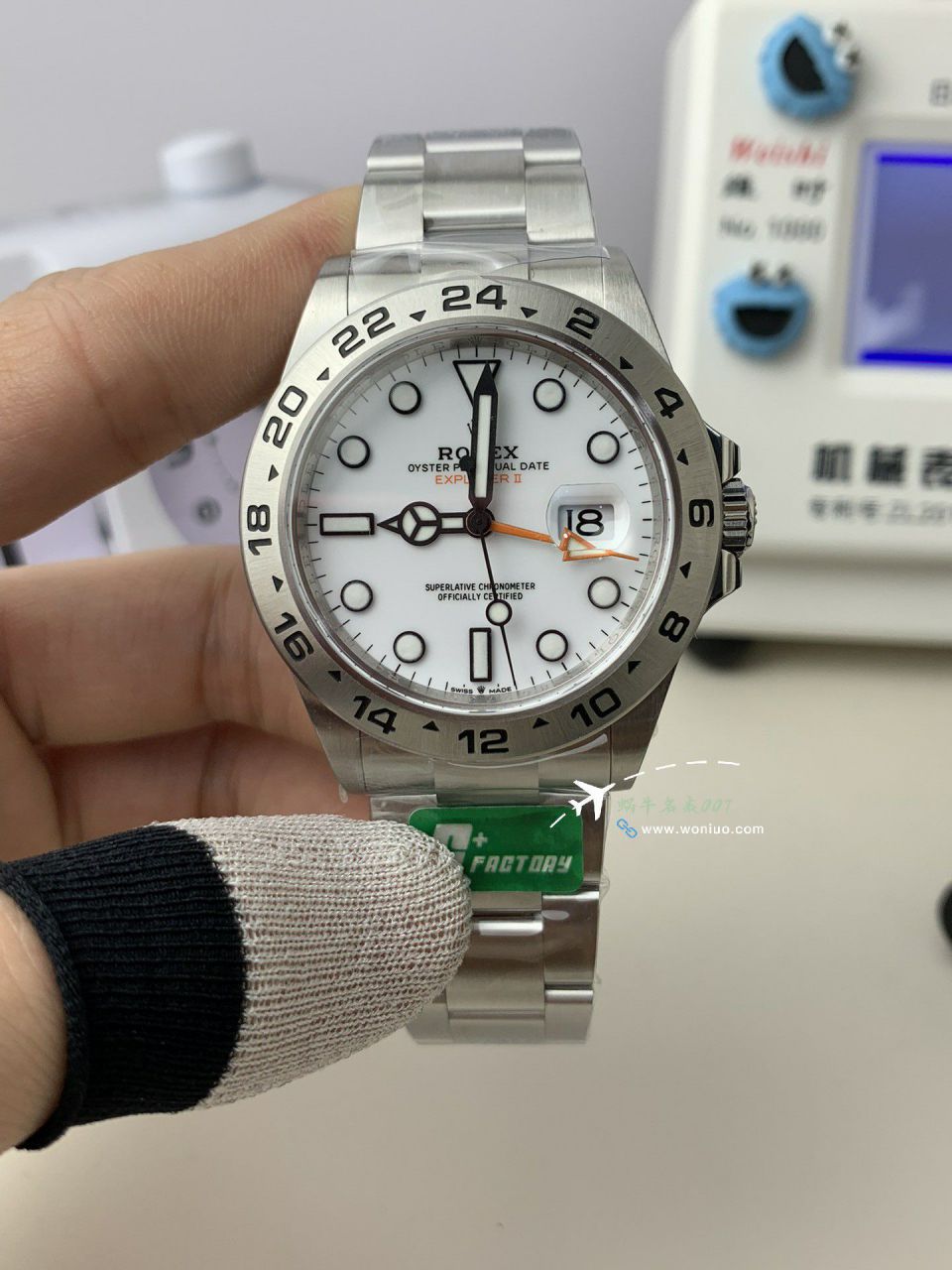 视频评测劳力士探险家二代大白M226570-0001腕表 / R839