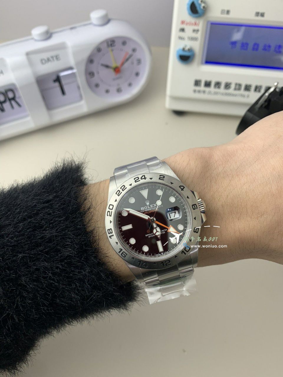 视频评测劳力士探险家二代大白M226570-0001腕表 / R839