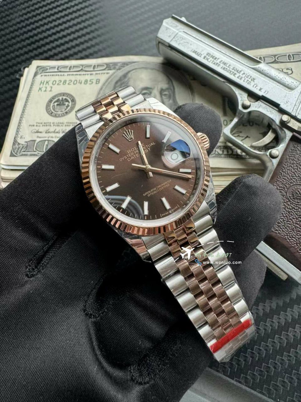 视频评测劳力士日志型36毫米朱古力面m126231-0043腕表 / R853