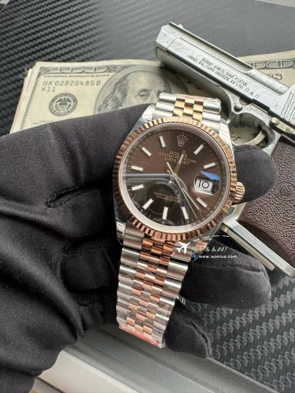 视频评测劳力士日志型36毫米朱古力面m126231-0043腕表 / R853