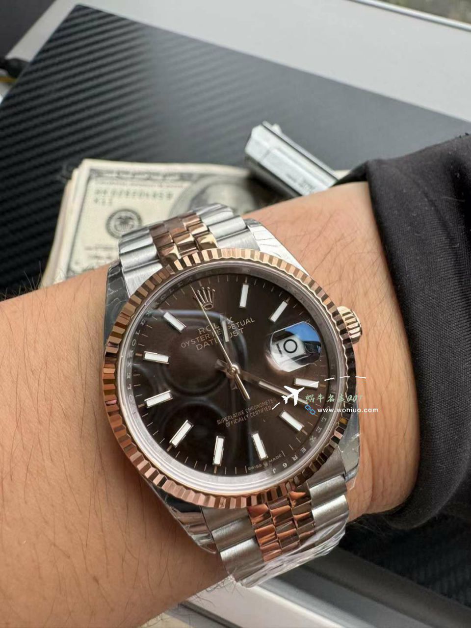 视频评测劳力士日志型36毫米朱古力面m126231-0043腕表 / R853