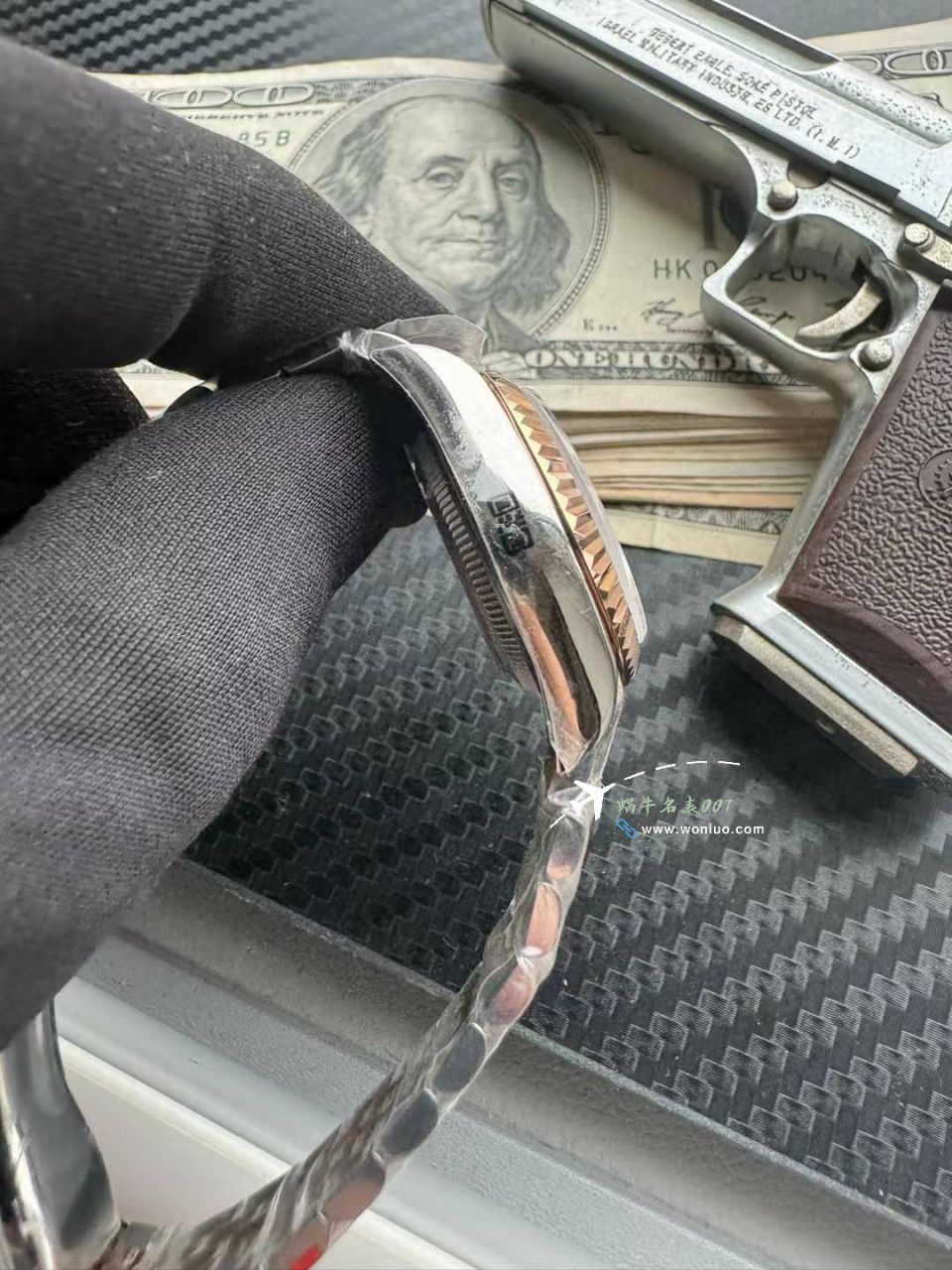 劳力士女装日志型28毫米m279171-0003巧克力面盘腕表 / R855