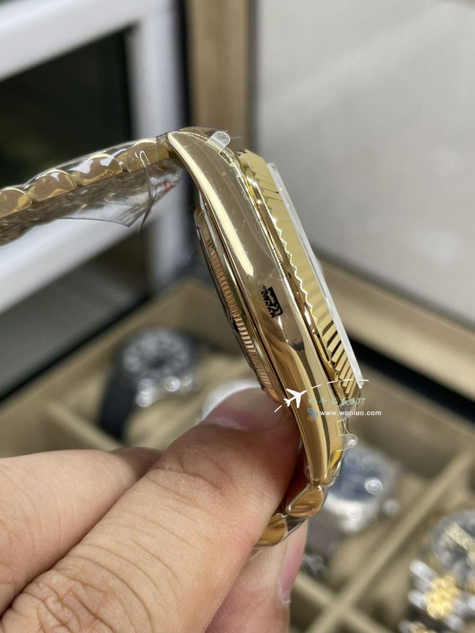 QF劳力士DD星期日历配重版本罗马烟熏绿m228238-0069，渐变蓝m228236-0024，渐变灰m228235-0055 / R857