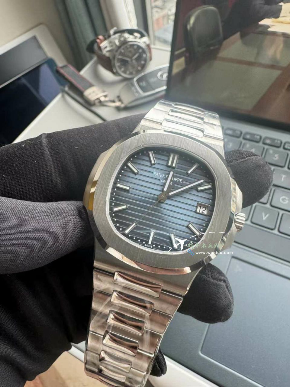 3K厂鹦鹉螺一体机百达翡丽5811/1G-001腕表 / BD376