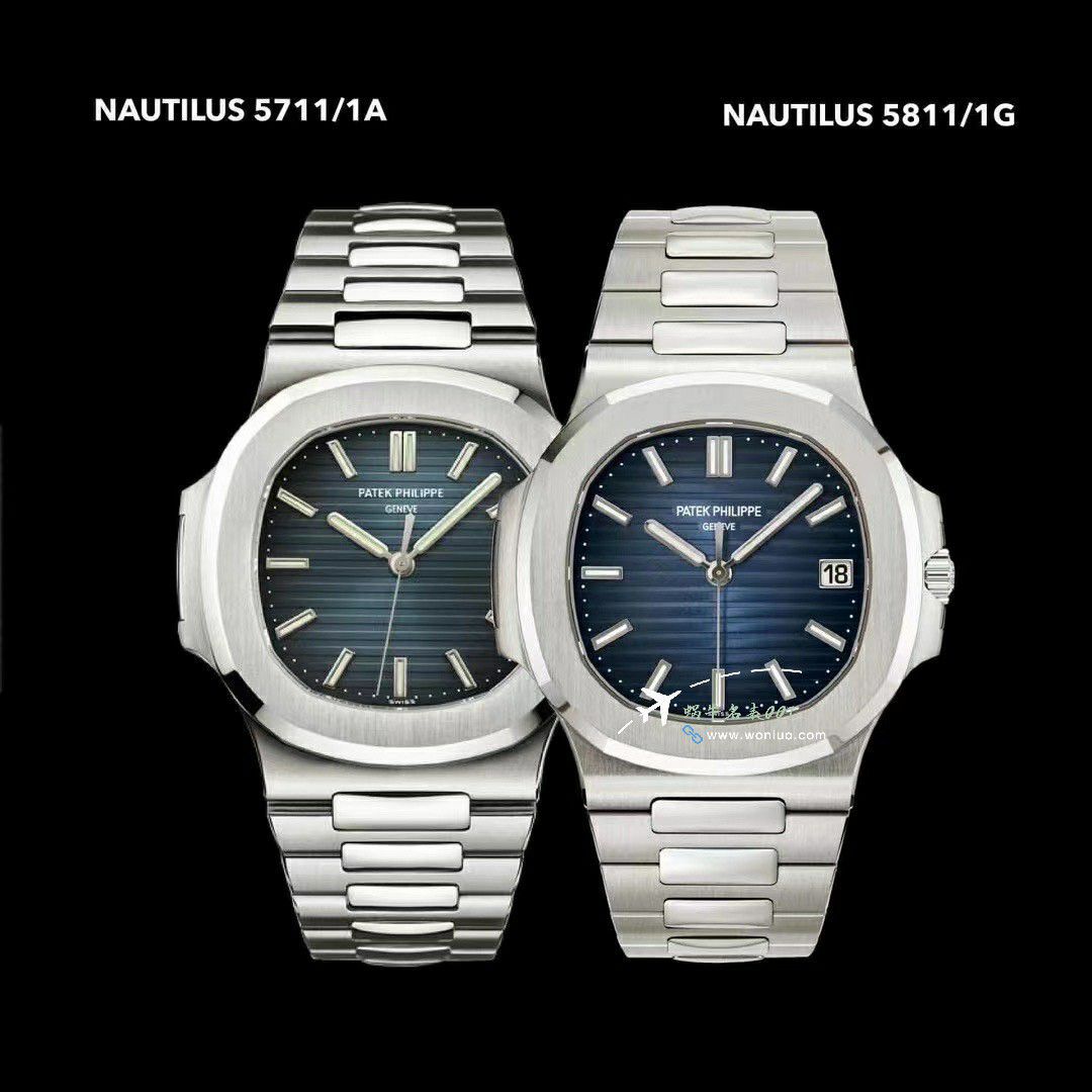 3K厂鹦鹉螺一体机百达翡丽5811/1G-001腕表 / BD376