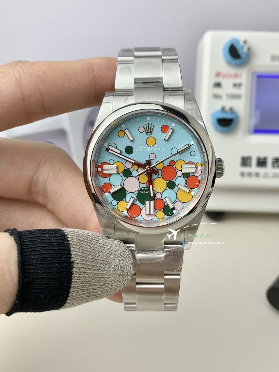 VS劳力士蚝式恒动41毫米m124300-0008气球泡泡手表 / R858