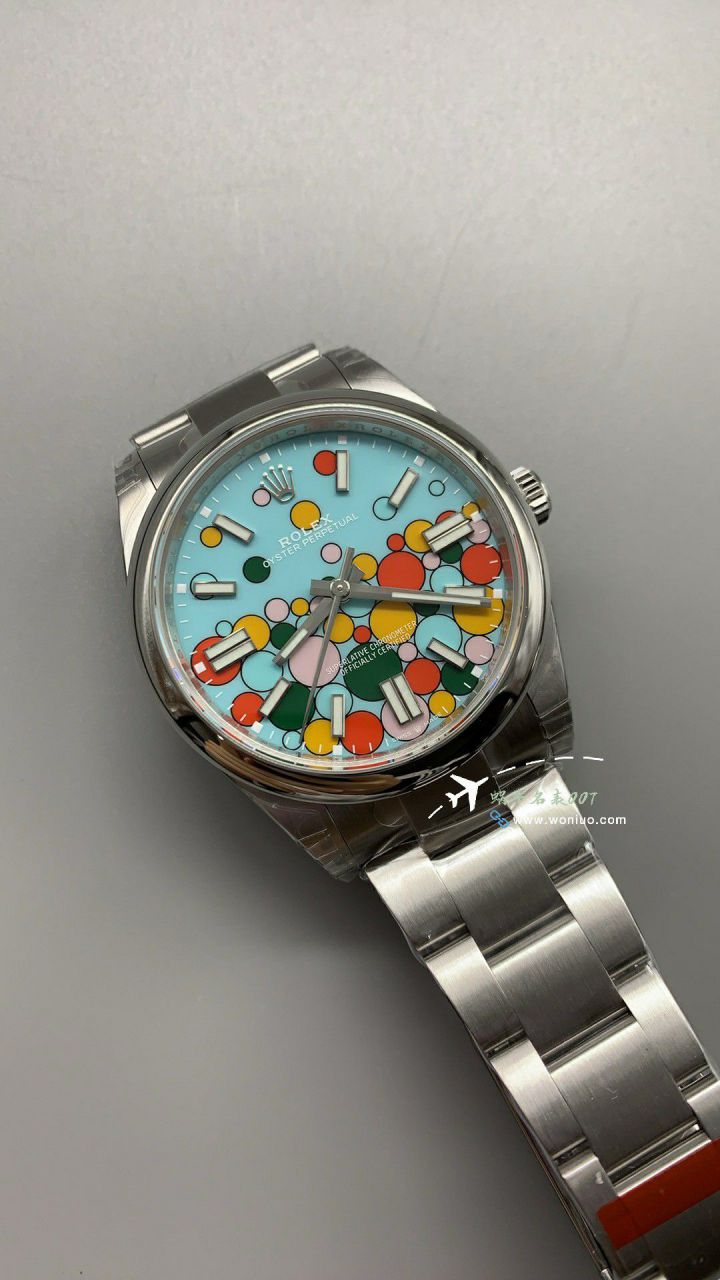 VS劳力士蚝式恒动41毫米m124300-0008气球泡泡手表 / R858