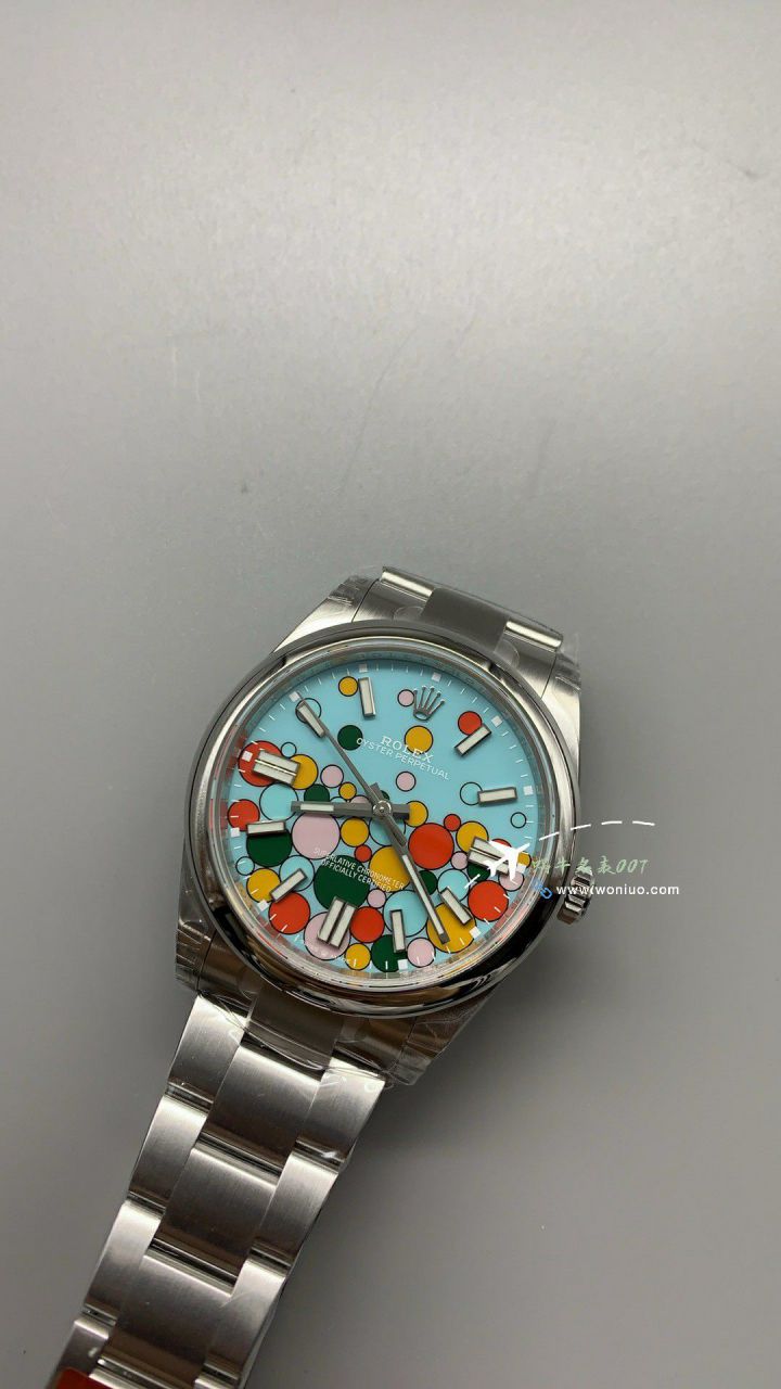 VS劳力士蚝式恒动41毫米m124300-0008气球泡泡手表 / R858