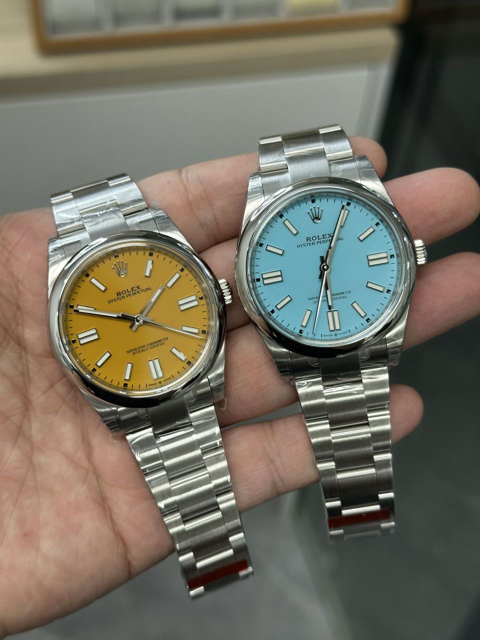 VS劳力士蚝式恒动41毫米m124300-0008气球泡泡手表 / R858