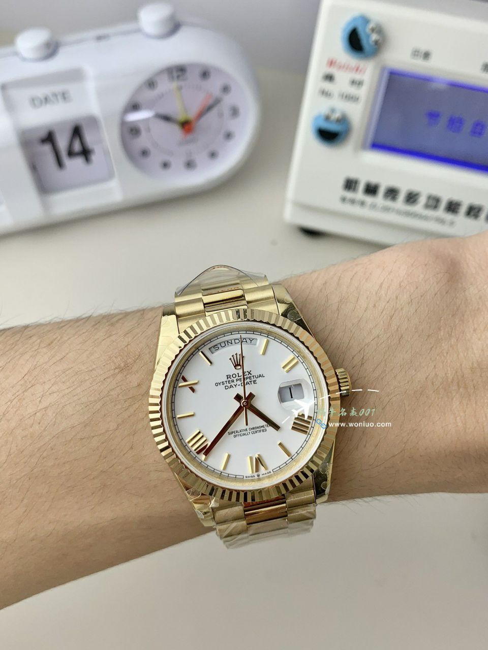 GM劳力士星期日历型系列m228239-0055腕表V3配重DD陨石盘 / R963