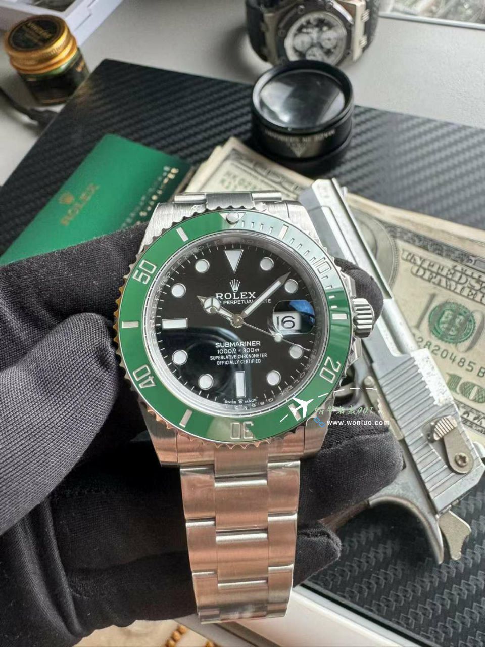 VS劳力士潜航者型新款41绿水鬼m126610lv-0002超级腕表 / R966