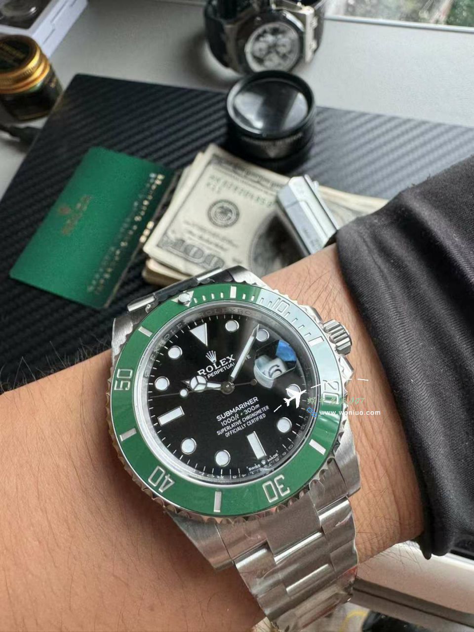 VS劳力士潜航者型新款41绿水鬼m126610lv-0002超级腕表 / R966