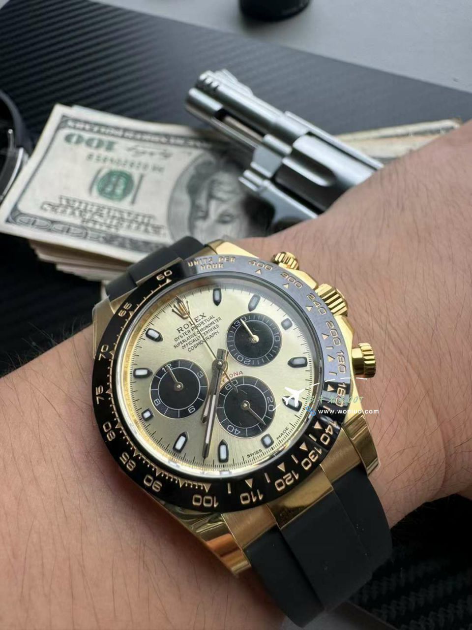 视频评测 APS配重版本劳力士迪通拿余文乐M116518ln-0048，水泥灰M116519ln-0027 / R863