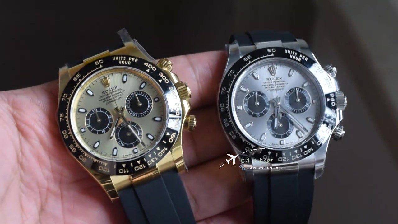 视频评测 APS配重版本劳力士迪通拿余文乐M116518ln-0048，水泥灰M116519ln-0027 / R863