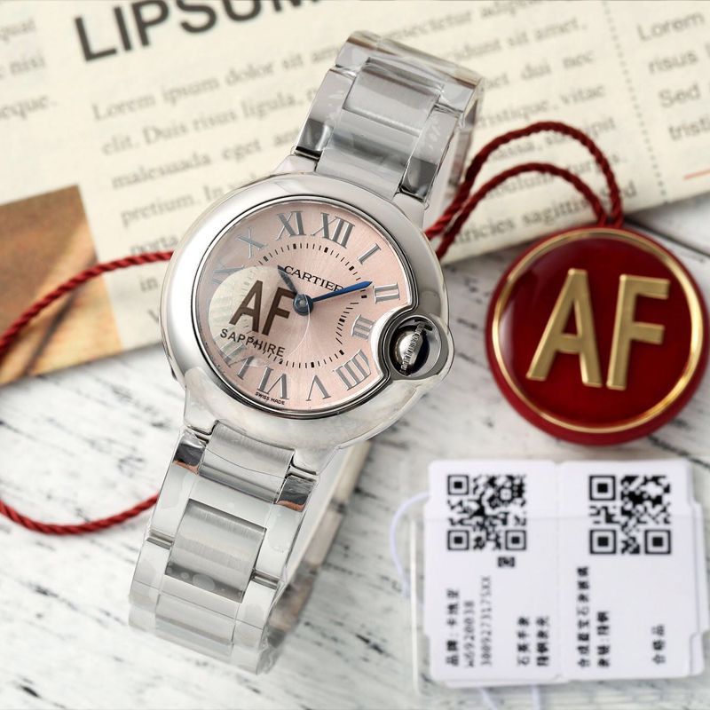 AF女表卡地亚蓝气球28毫米系列W6920038手表
