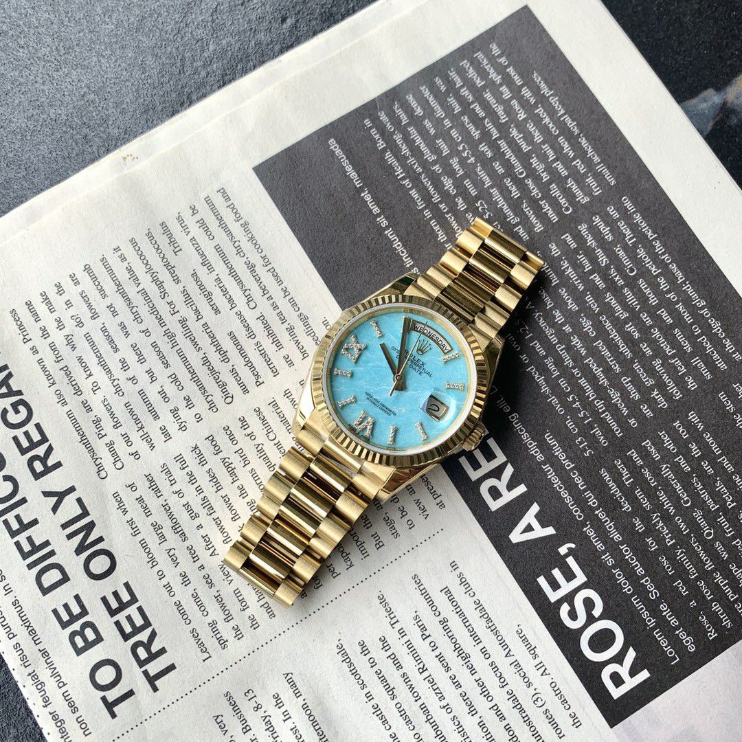 劳力士星期日历型烟熏渐变绿m128238-0069腕表 / R888