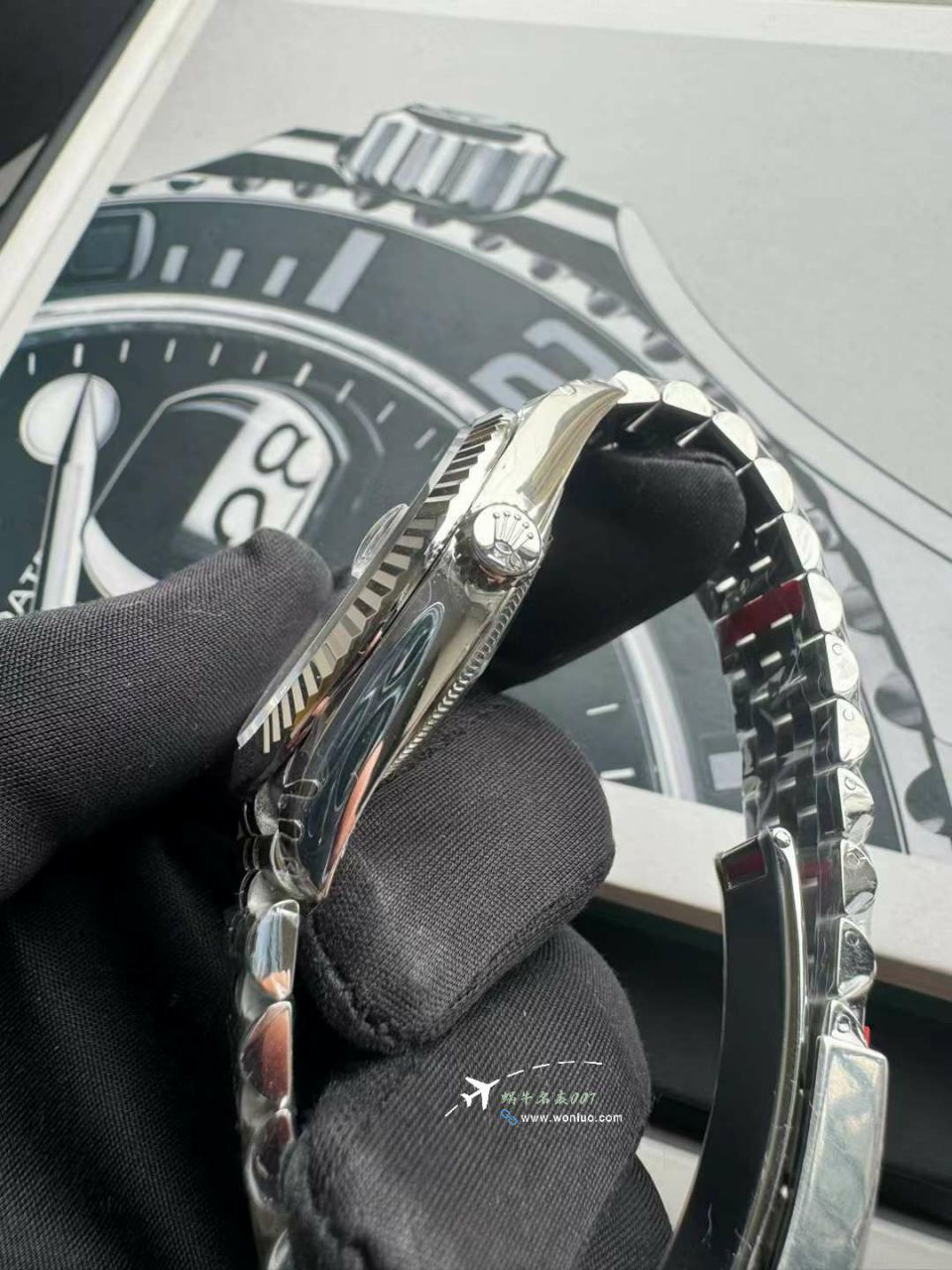 视频评测VS劳力士日志型41MMm126334-0028腕表(薄荷绿) / R828