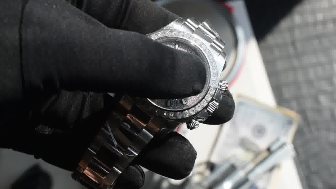 定制豪华加重版劳力士宇宙计型冰蓝眼迪通拿116576TBR腕表 / R931