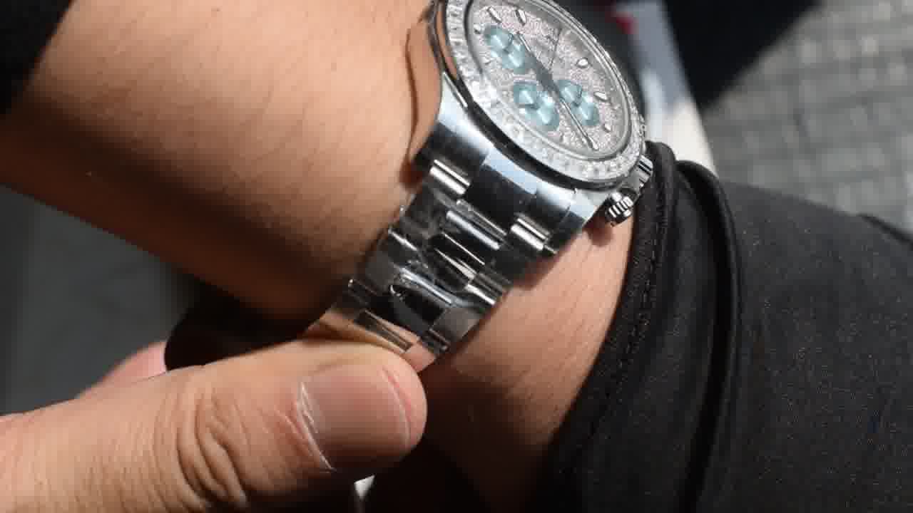 定制豪华加重版劳力士宇宙计型冰蓝眼迪通拿116576TBR腕表 / R931