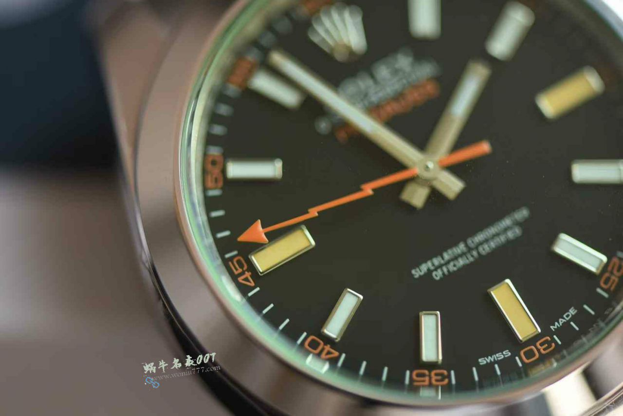 vs劳力士闪电格磁型绿玻璃m116400gv-0001黑盘腕表 / R952