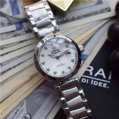   视频解析  HBBV6厂欧米茄碟飞系列 鸟巢款 425.30.34.20.55.001 女士机械腕表