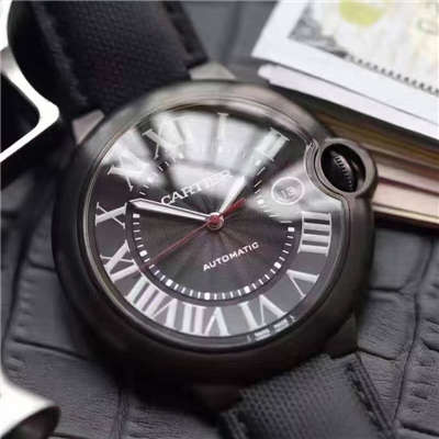   视频测评V6厂卡地亚蓝气球系列黑武士WSBB0015男表42毫米V2版本