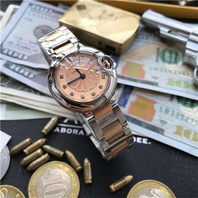   视频解析小号蓝气球28毫米  V6厂之卡地亚蓝气球系列WE902052石英女表